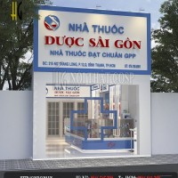 Thiết kế tiệm thuốc tây Anh Cường - Quận Bình Thạnh - TP. HCM